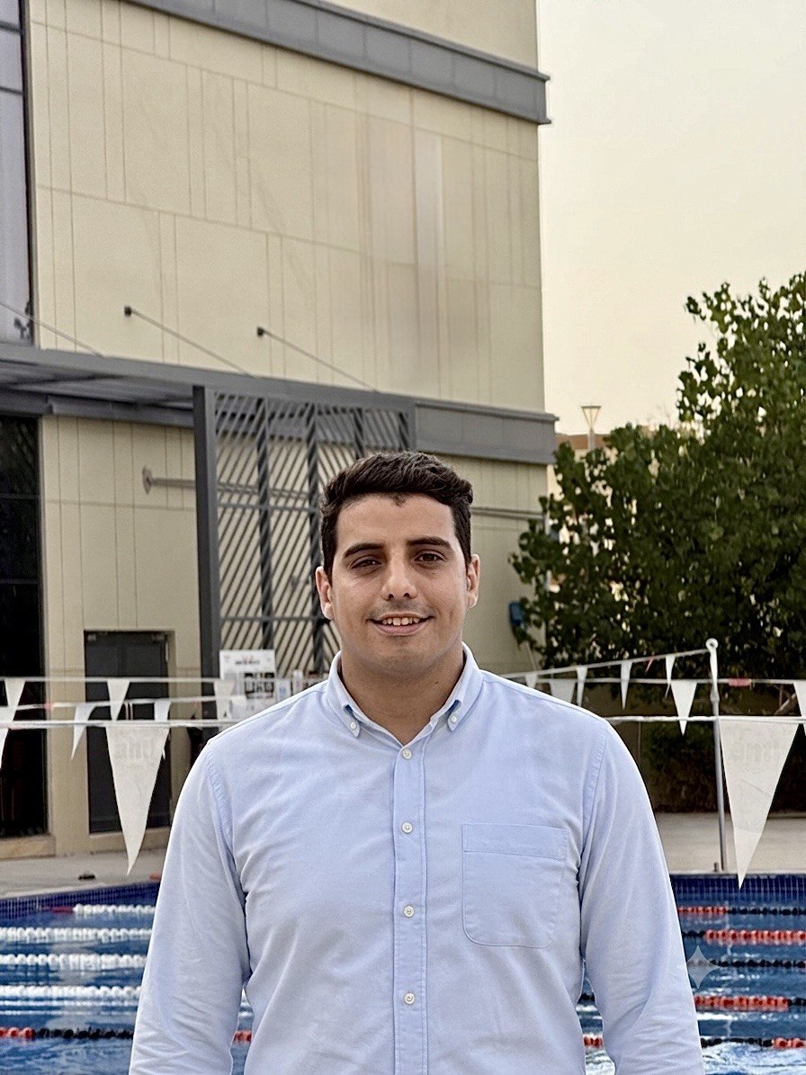 Amirhossein Heidari by the pool